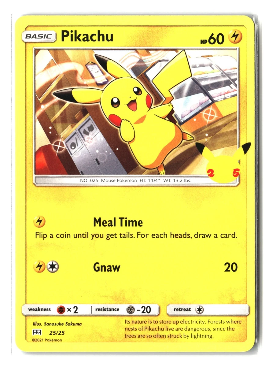 Pikachu 025/025 McDonald's 25th Anniversary for sale | eBay