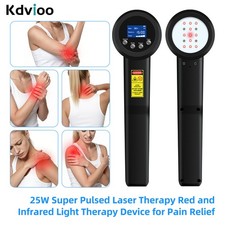 25W Super Pulsed Laser Therapy Device 660/808nm/905nm for Arthritis Pain Relief