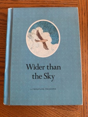 Vintage 1968 VERY OLD Wider Than The Sky Illustrated Hardcover Book