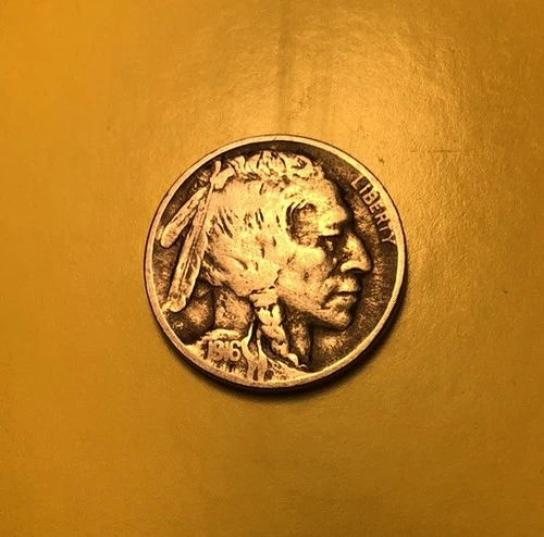 1916-P Buffalo Nickel SEE PHOTOS FOR CONDITION (FREE SHIPPING)