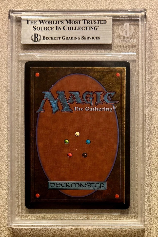 Sindbad MTG Arabian Nights U3 Magic the Gathering BGS 9 quad + solid MINT beauty - Image 2 of 2