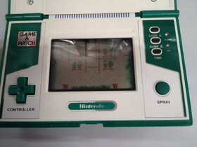 [Rare] Nintendo Game & Watch Green House GH-54 Handheld LCD Game A3092