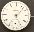 Antique 1888 Elgin Grade 95 Pocket Watch Movement Parts/Repair 6s 7j USA