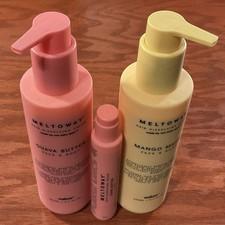 Meltoway Ultimate Hair Removal Cream Kit for Face Body 3 Pack Mango Guava