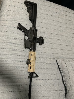 GBBR AEG -14 CCW AAC M Four 200 QD 7in Barrel Extension Tan