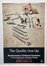 1973 Doug Thorley Headers Sexy Bikini Girls On Beach Retro Original Print Ad 70s