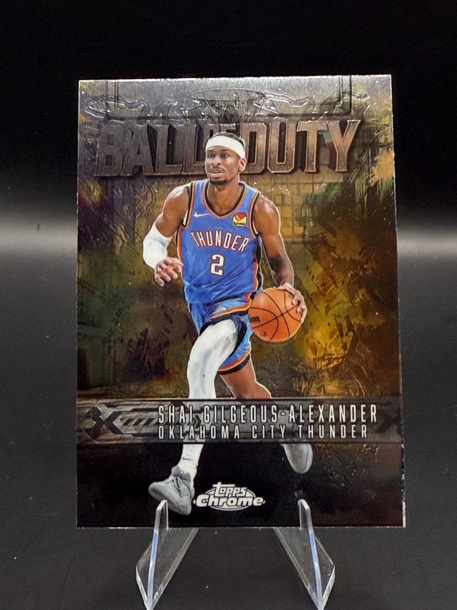 Shai Gilgeous-Alexander 2025-26 Topps Chrome Ball of Duty Insert