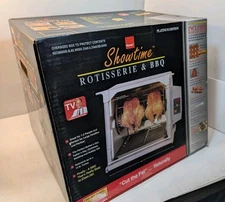 New Ronco Showtime Rotisserie & BBQ Oven Model 5000 Platinum Edition Digital