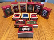 Hallmark Keepsake Ornaments Lionel Blue Comet Set 5 Trains Nascar and More Lot