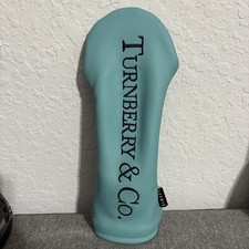CUSTOM / Dormie Leather Hybrid Headcover / Tiffany Blue Colorway