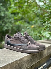 New Fashion AJ1 Retro Low Travis Sc0tt Velvet Brown Unisex Sneakers