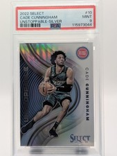 2022 Panini Select 10 Cade Cunningham Unstoppable Silver PSA 9