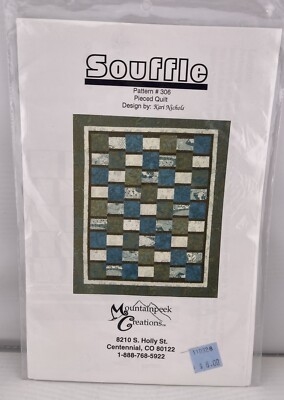 SOUFFLÉ Pieced Quilt PATTERN by Mountainpeek Creations #306