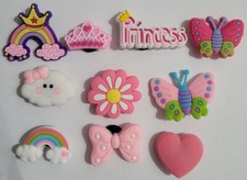 10 pcs.charms for croc shoes.