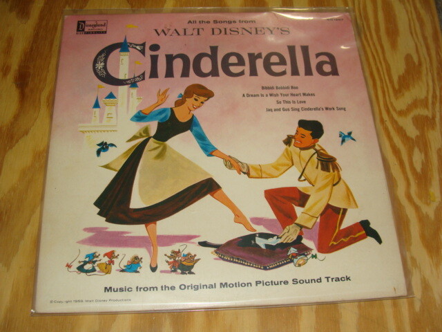 SP盤　レコード　シンデレラ　walt disney 3枚セット SPレコード サウンド・トラック ディズニー映画 「シンデレラ