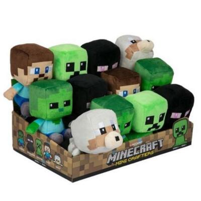 PICK ONE - Minecraft JINX Mini Plush Enderman, Wolf, Dragon