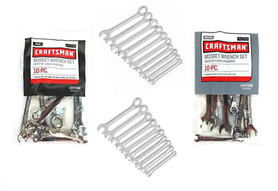 Craftsman Mini Ignition Midget Wrench Set, Set of SAE or Metric or Both 