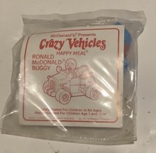 Mcdonald's Crazy Vehicles Ronald McDonald Buggy Vintage 1990 Happy Meal Toy