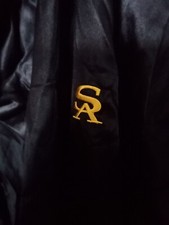 Vintage Stacy Adams Satin Black Robe Mens 3XL / 4XL Lowrider