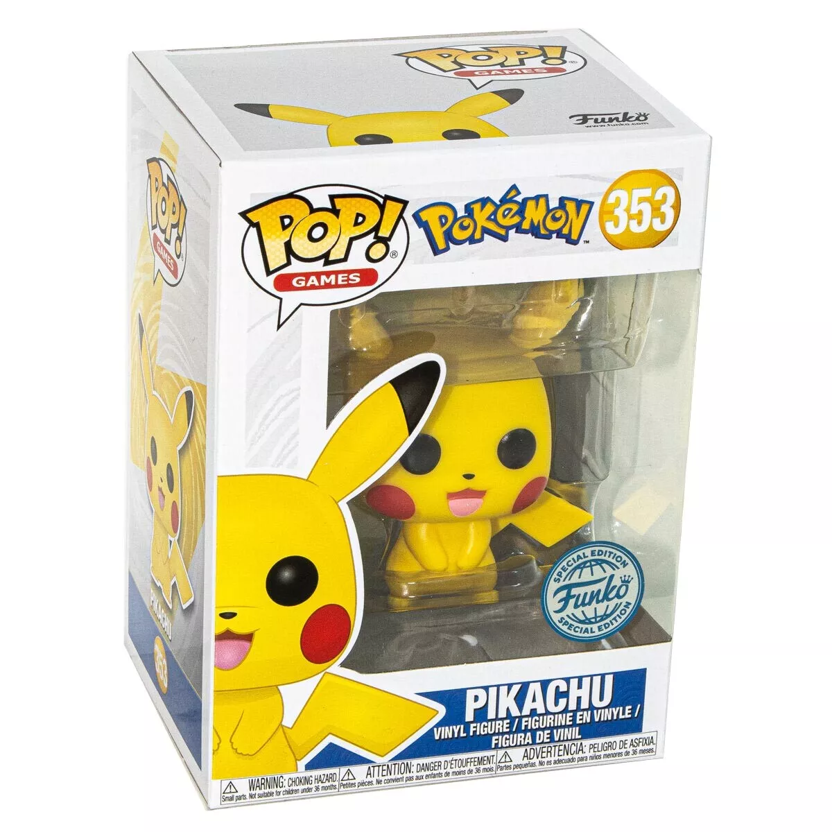 Pokemon Pop! Vinyl Figure Pikachu [353] — Fugitive Toys