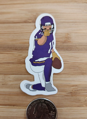  ADAM THIELEN  STICKER Minnesota Vikings Sticker Sticker  Football STICKER