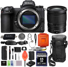 Nikon Z7 II Mirrorless Camera with 24-70mm f/4 Lens Advanced Bundle Accessory
