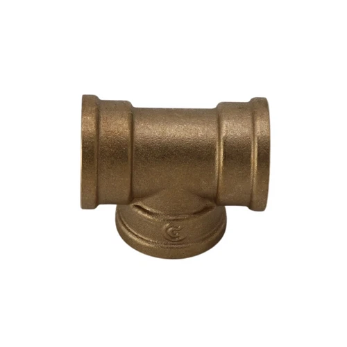 Messing T-Stück 1/2" IG Innengewinde, Gewindefitting, Messing Fittings, IGxIGxI