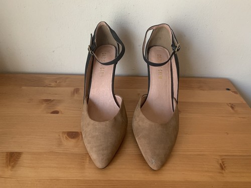 Chelsea Crew Womens sz 8B leather colorblock pointy Mary Jane Pumps shoes - Picture 2 of 12