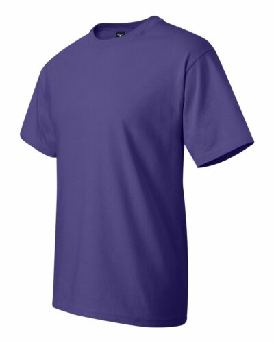 Hanes Beefy-T Cotton Plain Crew Neck Short Sleeves Adult T-Shirt 5180 - Picture 47 of 52