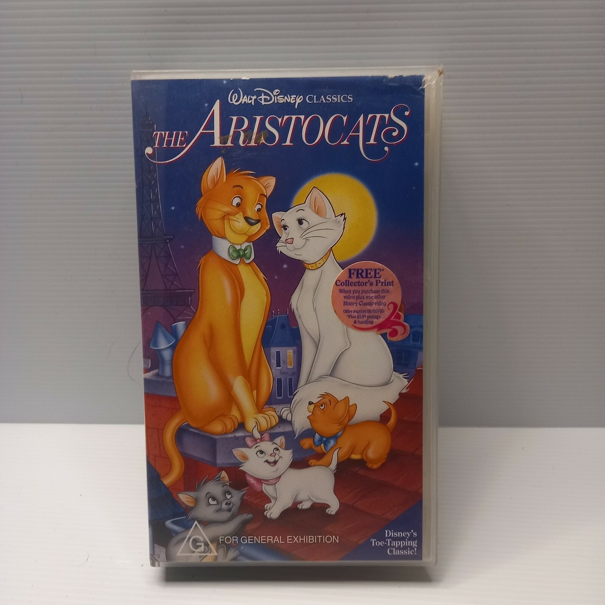 The Aristocats Walt Disney Classics VHS Video Australia