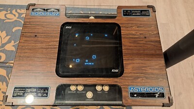 ASTEROIDS ARCADE COCKTAIL MACHINE by ATARI 1979
