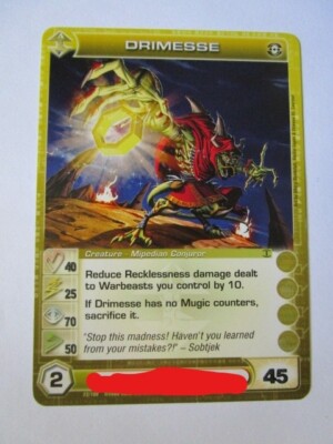 Chaotic Drimesse LP Common Creature Used Code!