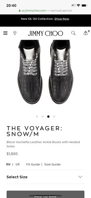 JIMMY CHOO SNOW/M. Size 44 JIMMY CHOO SNOW/M ( VOYAGER) 44 Brand New | eBay main image 3