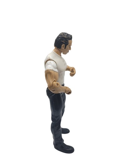 Jakks WWE 2003 Deuce Wrestler White Shirt Blue Pants Plastic Figure 7” - Picture 3 of 4