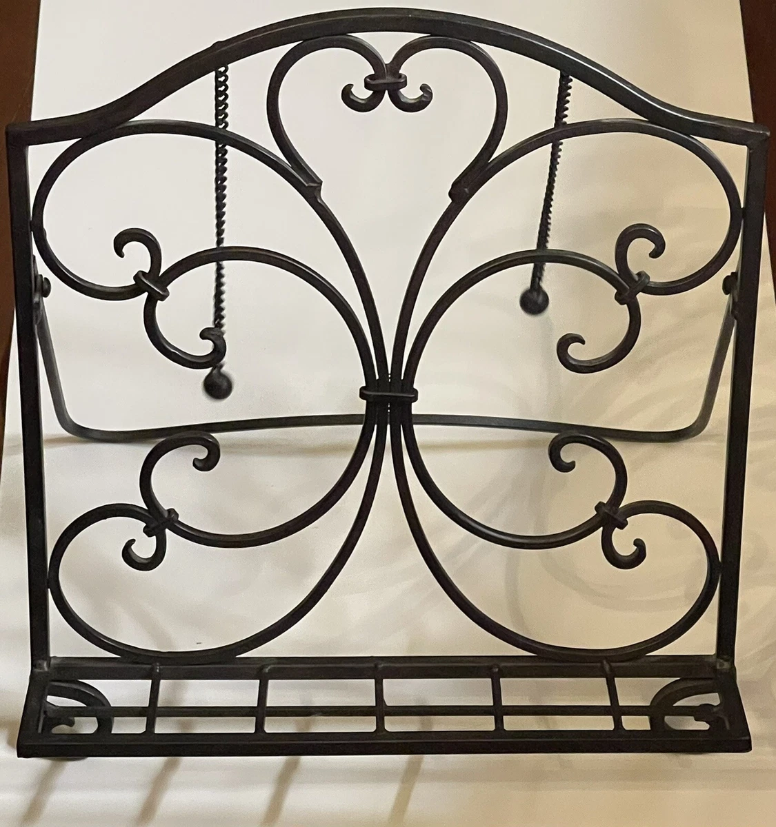 Wrought Iron Cookbook Holder