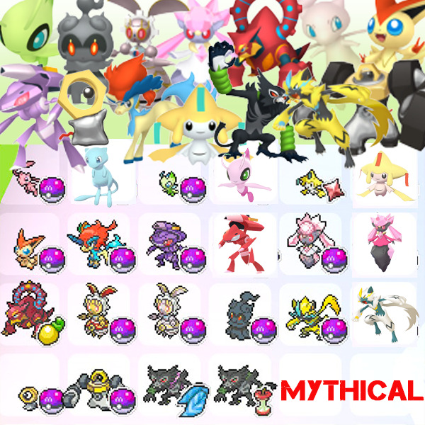 Pokemon Sword & Shield✨ALL MYTHICAL (24) POKEMON Legendary Bundle CROWN  TUNDRA