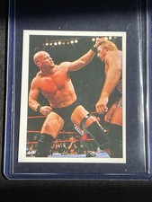 1997 WWF WWE Panini Superstars Stone Cold STEVE AUSTIN RC Sticker 51 RARE SP