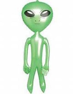 green alien toy