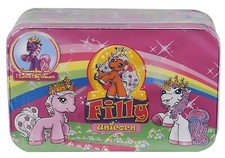SIMBA FILLY Unicorn Tin Dose mit Sonderfigur Varita Swarovski in der Krone