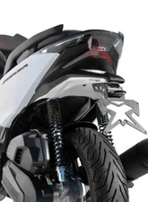Ermax Undertray Tail Tidy Unpainted Satin Black Honda Forza 350 2021 - 2024