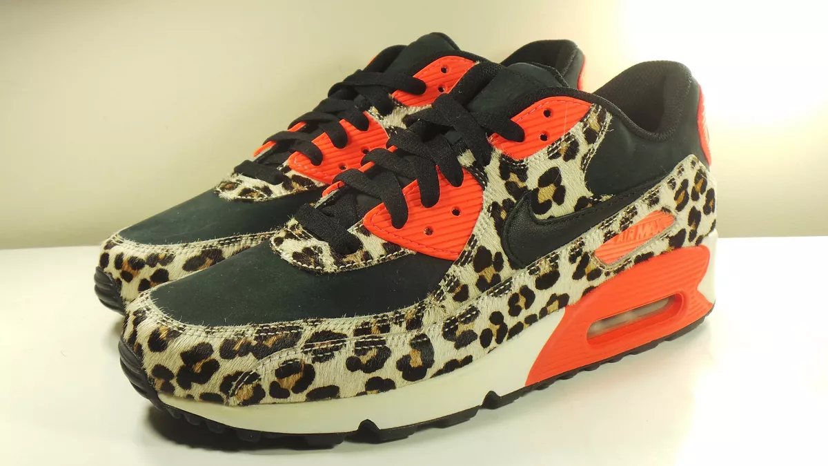 intersección pelota Europa NIKE ID 2015 AIR MAX 90 INFRARED BLACK LEOPARD CEETAH 8.5 SAFARI FORCE 1  180 95 | eBay