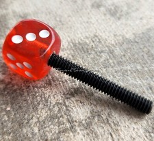1 Tattoo Machine 8-32 American Thread Contact Screw Mini Candy Red Dice Forward