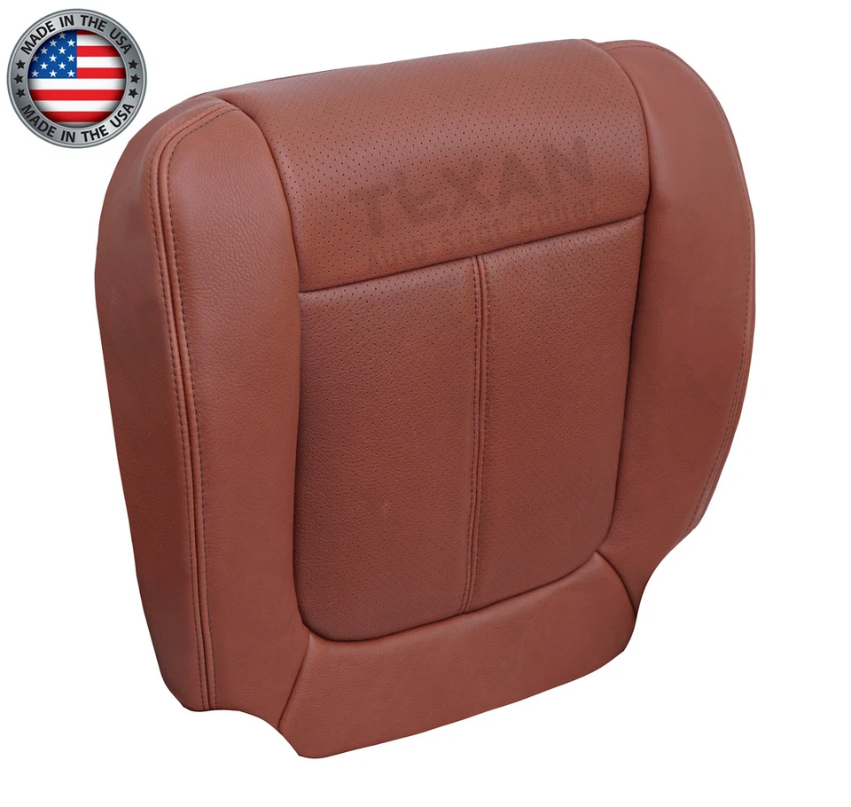 Ford F250 F350 2011 2012 2013 2014 parte inferior del conductor King Ranch cubierta de asiento de cuero Foto 2 de 4