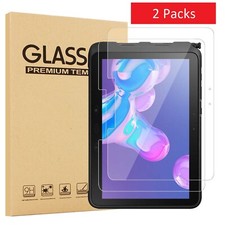 2 PCS Tempered Glass Screen Protector for Samsung Galaxy Tab Active4 Pro 10.1" 