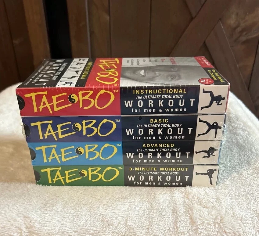 Tae Bo 4-Pack (SEALED) VHS Tapes 1998 Billy Blanks ~ Ultimate Total Body Workout - Image 2 of 4