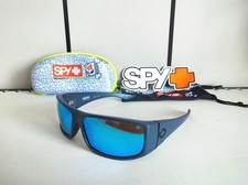 New SPY Sunglasses Matte Blue Frame/Blue Polarized HD Lens-original box