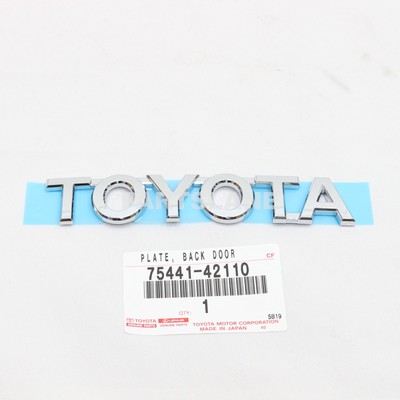Toyota Rav4 AXAA52 OEM Genuine Back Door Name Plate 75441-42110 | eBay