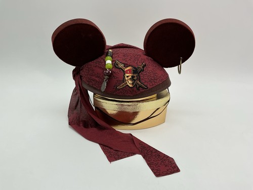 Pirates of the Caribbean Mickey Mouse Ears Hat Jack Sparrow Discontinued HTF