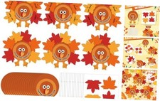 ForraFun 24 Sets Religious Thanksgiving Crafts Kits Christian Turkey Arts Fall