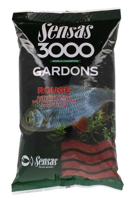 Sensas 3000 Gardon rot 1,00kg Grundfutter Rotauge Rotfeder